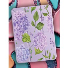 Nurdic Mi Pad 5 11.0" Kılıf Uyku Modlu Kalem Bölmeli Desenli Temalı Ortanca