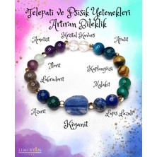 Herkimer Doğaltaş Telepati & Psişik Yetenekleri Arttıran Enerji Unisex Bilekliği
