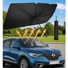 Park City Shop Tüm Araçlar Için Ön Cam Katlanabilir Şemsiye Güneşlik