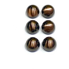 Metalize  Ceket Hırka Yelek Düğmesi 6 Lı Set Bakır / 2,2 cm
