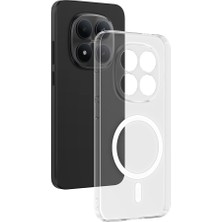 Xiaomi Redmi Note 15 Pro Plus Kamera Korumalı M-Safe Şarj Özellikli Şeffaf Redclick London Sert Pc Kapak