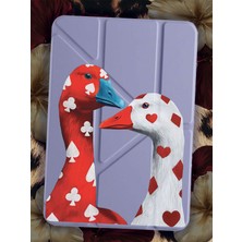 Nurdic Redmi K Pad 8.8" Kılıf Uyku Modlu Kalem Bölmeli Desenli Temalı Paint Ördek