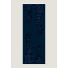 Maisa Nevbahar Krep Ipek Şal Koyu Lacivert