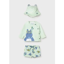 Mayoral Yenidoğan Erkek Bebek Uv Korumalı Mayo Takım Yeşil