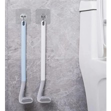 Privo Golf Tasarımlı Silikon Tuvalet Fırçası Bükülebilir Wc Klozet Temizleme Fırçası Askılı
