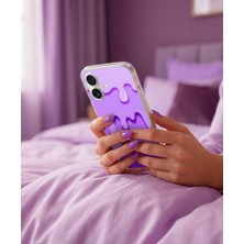 Dali Design Samsung Galaxy A25 Uyumlu Şeffaf Kılıf Cream 2 Tasarımlı