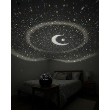 Teknodayım Fişli Yıldız Projektör Gece Lambası Müzikli