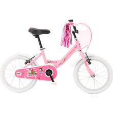 Salcano Cherry 16 Kız Çoçuk Bisikleti Pudra Pembe Beyaz