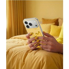 Dali Design iPhone 11 Uyumlu Şeffaf Kılıf Şeffaf Cream 5 Tasarımlı