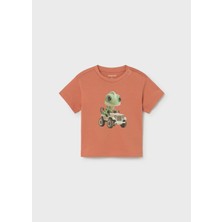 Mayoral Erkek Bebek Baskılı Tshirt Turuncu