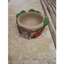 Atolye Dekor Saksı Orman Temali