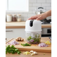 Kafkas Store Tkndy Elektrikli Sarımsak Doğrayıcı Hafif ve Taşınabilir