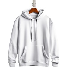 MGAX Unisex Regular Basic Kapşonlu Sweatshirt