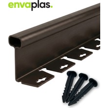 Envaplas Pratik Garden Kahverengi Strong Sert Çim Ayırıcı 25 Mt(10*2,5 Mt) Sınırlayıcı Ayıracı Taş Bariyer