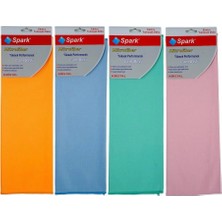Ponitex (4 Adet) Spark Kristal Mikrofiber Cam Silme Bezi ve Genel Temizlik & Kurulama Bezi 40X40 Cm.