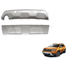 Aftermarket Dacia Duster 2018+ Ön ve Arka Difüzör Tampon Koruma Seti