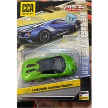 Cca Premium Series Lamborghini Aventador Roadster Yeşil 1/64 Model Araba