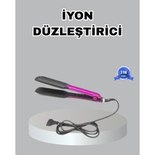 Özgürce Seramik Plakalı Saç Düzleştirici, Elektriklenme Önleyici, Plaka Kilitli