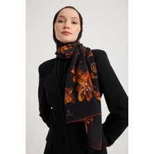 Maisa Narin Krep Ipek Şal Siyah