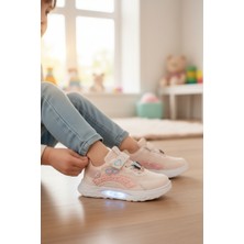 Enoch Kalp ve Nota Figürlü Çocuk Spor Ayakkabı Cırtlı