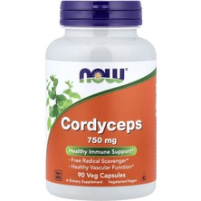 Now Foods Cordyseps 750MG 90KAPSÜL -Usamenşeili