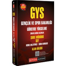 Pegem Akademi Yayıncılık 2026 GYS Gençlik ve Spor Bakanlığı Görevde Yükselme Sınavlarına H