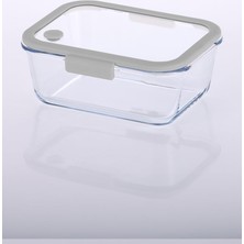 Braventa Collection Glace Vakumlu Cam Saklama Kabı 1900ML Gri