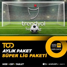 TOD Tv 1 Ay 4 Ekran Süper Lig Paketi (Web-Cep-Tablet-Tv )