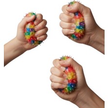 Reflect Your Style 6 Adet Squishy Ball Esnek Oyun Hamuru Sıkma Topu El Hareket Kuvvet Oyuncak Şaka Malzeme