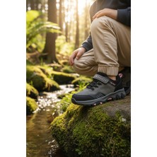 Enoch Tırtıklı Tabanlı Çocuk Spor Ayakkabı Cırtlı