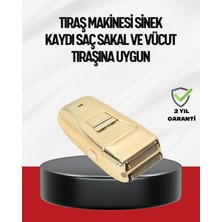 Normadia Altın Kaplama Erkek Tıraş Makinesi ile Şık ve Pratik Kullanım