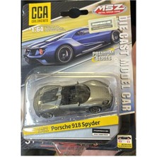 Cca Premium Series Porsche 918 Spyder Gri 1/64 Model Araba