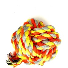 Braventa Collection Dayanıklı Sağlam Diş Ipli Köpek Topu Oyuncağı