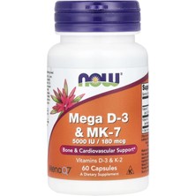Now Foods Mega D3 Mk7 60 Kapsül