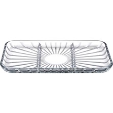 Braventa Collection Bölmeli Dikdörtgen Tabak 162X276 mm 000-SEFFAF 1 Ofsethediyelik 6 Paşabahce