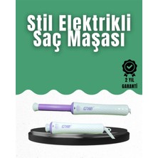 Özgürce Taşınabilir Saç Maşası, 360° Dönebilen Kablo, Negatif Iyonlu Seramik Teknoloji