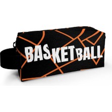 Braventa Collection High Siyah Basketbol Tek Bölmeli Kalemlik - Erkek Çocuk Kalem Çantası