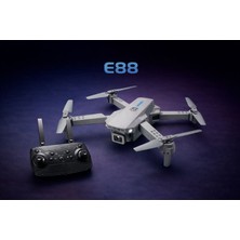 Rose Teknoloji 4K Hd Kameralı Çift Bataryalı Katlanabilir Uygulama Kontrollü Drone