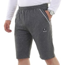 Maruf Shop Erkek Battal Beden 118-157 Kilo Arası Için Uygun Rahat Kalıp Likralı Penye Kapri