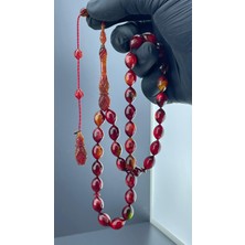 Çakır Tesbih Alman Sıkma Kehribar Tesbih