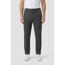 Giotelli Antrasit Dokuma Kumaş Normal Bel Erkek Pantolon