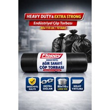 Floppy 800 gr 80 x 110 Çöp Poşeti 3 Rulo