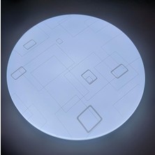 Leday Sıva Üstü LED Panel 45W Dekoratif Armatür Desenli (Beyaz Işık 6500K)