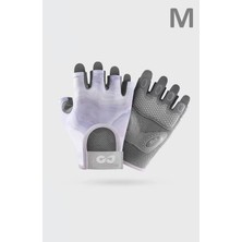 SkyWheel Terletmeyen Yarım Parmak Fitness Yoga Pilates Avuç İçi Kaymaz Silikon Spor Eldiven