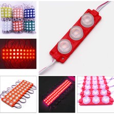 LEDBAY Modül LED 3lü Balık Gözü 12V 3W Kırmızı Yapışkanlı