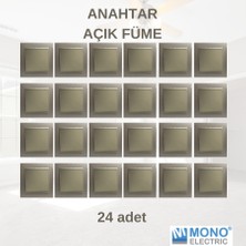Mono Aydınlatma Anahtarı -Açık Füme