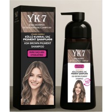 Yk7 Kozmetik Yk7  Beyaz Kapatıcı (Küllü Kumral 7.1) Şampuan 300 Ml.