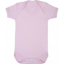Sema Baby Prematüre Yarım Kol Penye Çıtçıtlı Badi - Pembe