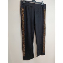 Anne Moda Ankara Kaliteli, Abiye Tarz, Işıltılı, Orta Yüksek Bel, Likralı Pantolon