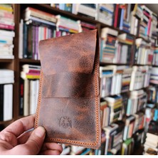 Mahfuz Gerçek Deri Özel Kalemleriniz Için Kalemlik Kalem Kutu ( 5*6 Kalem Için ) 28 cm \ 9.5 cm  NLU325